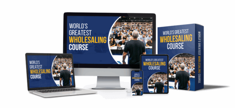Computer screen showing Multifamily Wholesaling Course by Rod Khleif